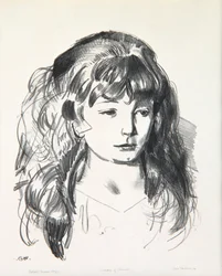 Skizze von Anne, 1923-24